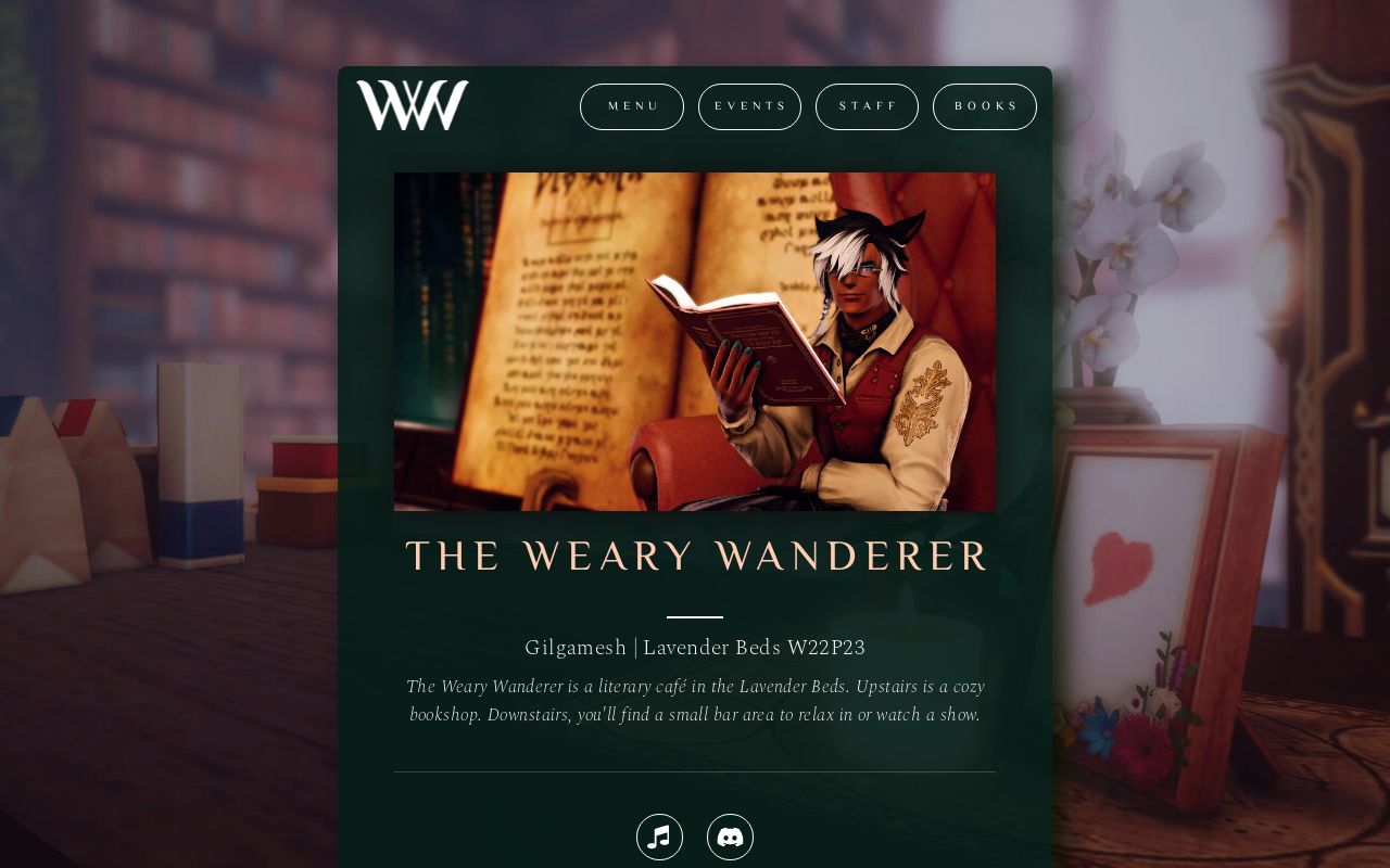 Carrd profile picture for @weary
